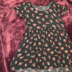 Brandy Melville Black Babydoll Dress